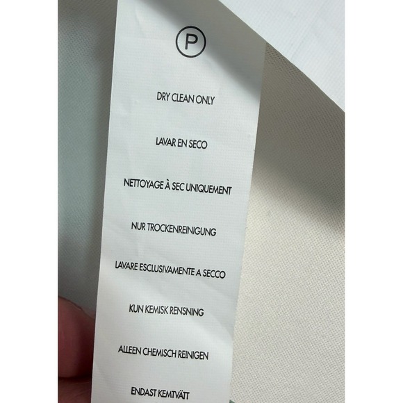 Faux Leather Long Sleeve Button Down Shirt Cream Puff Sleeve Size M - Picture 4 of 11